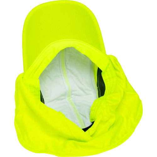 Chapeaux de refroidissement avec voiles pour le cou, Lime haute visibilit&eacute; OSI Industrial Sales