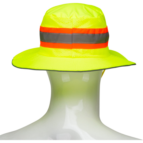 Chapeau de p&ecirc;cheur &agrave; refroidissement par &eacute;vaporation, Lime haute visibilit&eacute; OSI Industrial Sales