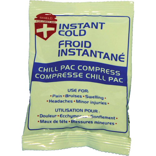 Instant Chill Pac Compress, Cold, Single Use, 4" x 6" OSI Industrial Sales