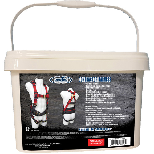 Contractor Safety Harness in Pail, CSA Certified, Class AP, X-Large, 352 lbs. Cap. OSI Industrial Sales