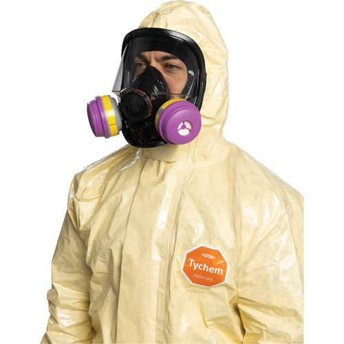 Tychem&reg; 6000 SFR Coverall, Size Small, Khaki OSI Industrial Sales