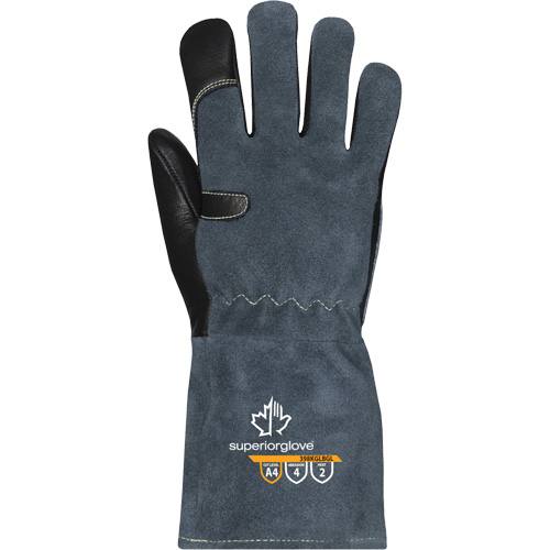 Gants de soudage MIG Endura 398KGLBGL, Cuir fleur de vache, Taille T-petit OSI Industrial Sales