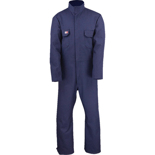 Westex UltraSoft&reg; Welder's Coverall - Regular, Size Small, Navy Blue OSI Industrial Sales