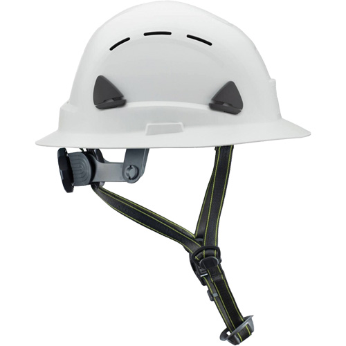Casque Fibre Metal de style escalade avec bordure compl&egrave;te, R&eacute;pond aux normes CSA type 2, Suspension Rochet, Ventil&eacute; OSI Industrial Sales