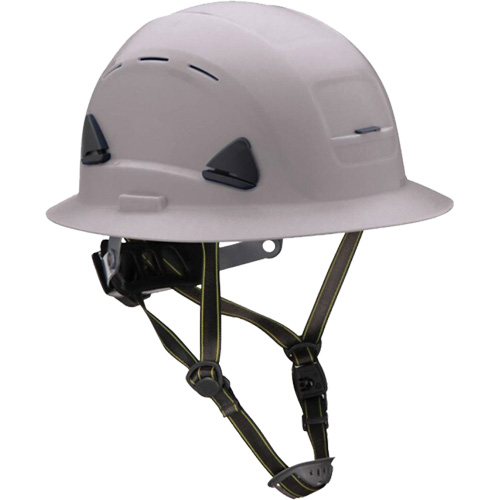 Casque Fibre Metal de style escalade avec bordure compl&egrave;te, R&eacute;pond aux normes CSA type 2, Suspension Rochet, Ventil&eacute; OSI Industrial Sales