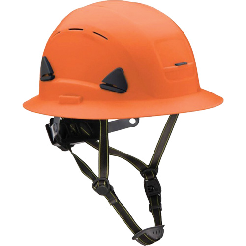 Casque Fibre Metal de style escalade avec bordure compl&egrave;te, R&eacute;pond aux normes CSA type 2, Suspension Rochet, Ventil&eacute; OSI Industrial Sales