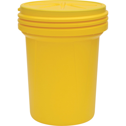 Lab Pack Plastic Barrel Drum with Screw-On Lid, 30 US gal., Mobile/Stationary OSI Industrial Sales