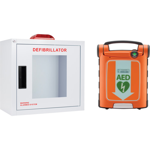 Trousse DEA Powerheart G5 avec armoire, Semi-automatique, Bilingue, Classe 3 OSI Industrial Sales