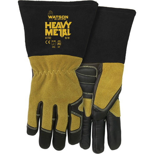 2782 Womans Fired Up MIG/Stick Welding Gloves, Grain Cowhide, Size Small OSI Industrial Sales