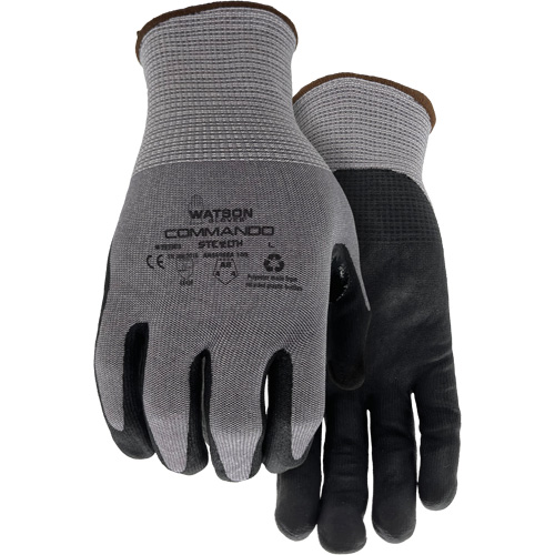 Gants r&eacute;sistant &agrave; la coupe 338 Commando, Taille Petit, Calibre 18, Rev&ecirc;tement Mousse de nitrile, Enveloppe en PEHP/Polyester/Spandex/Acier inoxydable, ASTM ANSI niveau A8/EN 388 niveau F OSI Industrial Sales