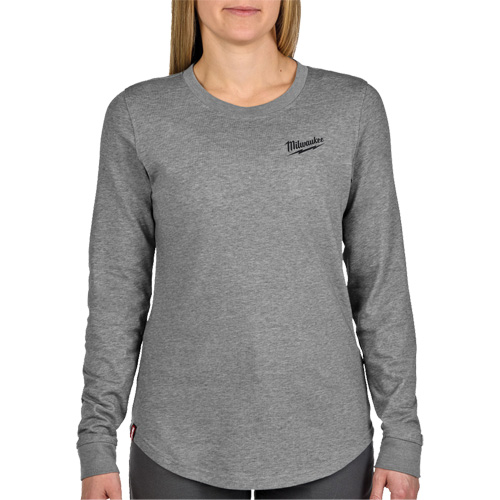 FREEFLEX Long-Sleeve Hybrid T-Shirt, Women's, X-Small, Grey OSI Industrial Sales