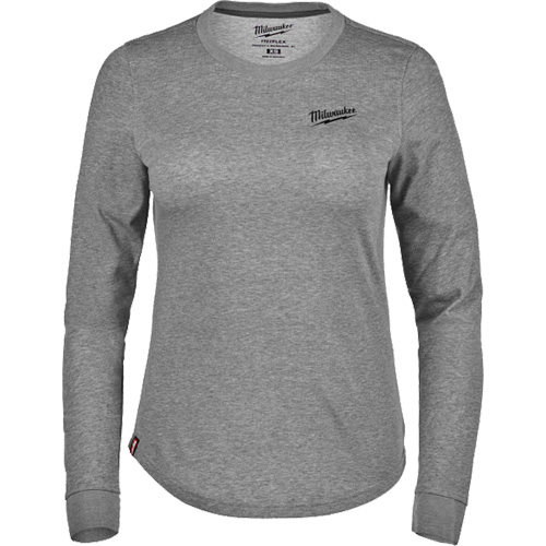 FREEFLEX Long-Sleeve Hybrid T-Shirt, Women's, X-Small, Grey OSI Industrial Sales