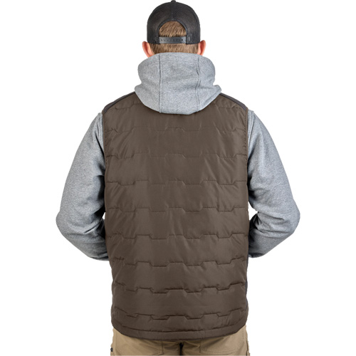 FREEFLEX Lightweight Insulated Vest, Men's, Small, Brown OSI Industrial Sales