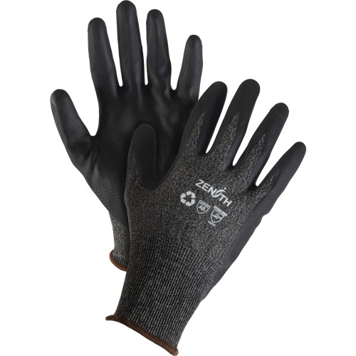 Gants &eacute;cologiques, l&eacute;gers, et r&eacute;sistants &agrave; la coupe, &agrave; haute dext&eacute;rit&eacute;, Taille 9, Calibre 21, Rev&ecirc;tement Mousse de nitrile, Enveloppe en Acier inoxydable/PEHP/rPET, ASTM ANSI niveau A5 OSI Industrial Sales