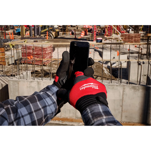 Gants de travail antivibration, Taille Petit, Paume Synth&eacute;tique OSI Industrial Sales