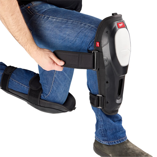 Dynamic Flooring Knee Pad, Hook and Loop Style, Plastic Caps, Foam Pads OSI Industrial Sales