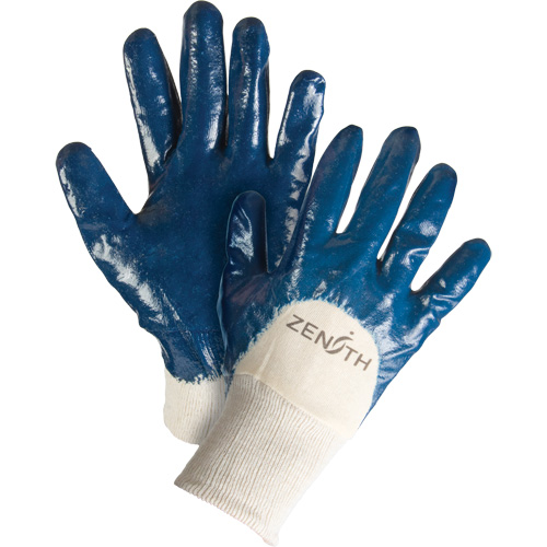 Gants &agrave; doublure interlock de poids moyen, 9/Grand, R&ecirc;vetement Nitrile, Enveloppe en Coton OSI Industrial Sales