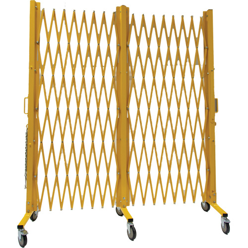 Barri&egrave;re extensible, 84" h x 20' lo, Jaune OSI Industrial Sales