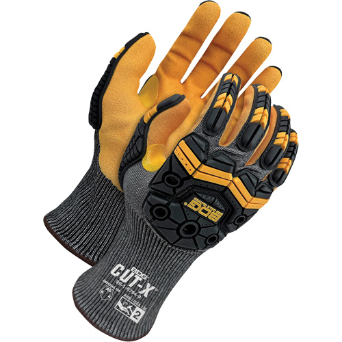 Gants antichocs r&eacute;sistants &agrave; la coupe pour &eacute;crans tactiles Cut-X, 11, Paume en Mousse de nitrile, Poignet &eacute;lastique OSI Industrial Sales