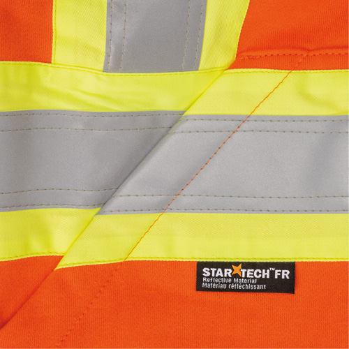 Heavyweight Safety Hoodie, Women's, X-Small, High Visibility Orange OSI Industrial Sales