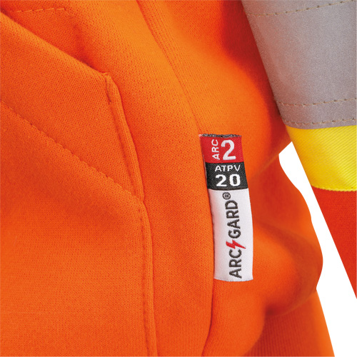 Heavyweight Safety Hoodie, Women's, X-Small, High Visibility Orange OSI Industrial Sales