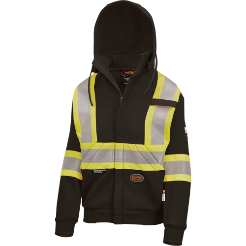Heavyweight Safety Hoodie, Women's, X-Small, Black OSI Industrial Sales