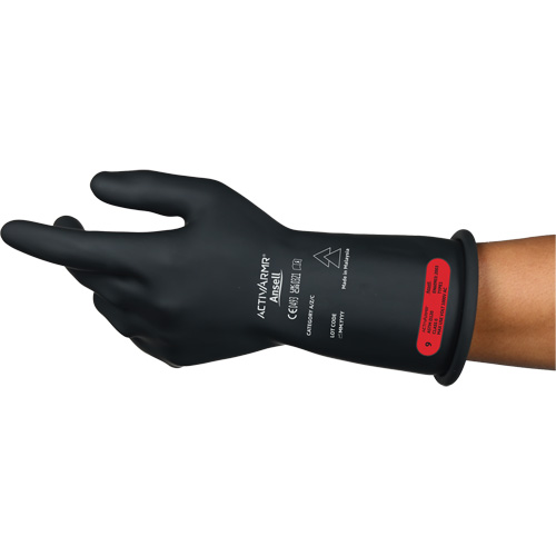ActivArmr&reg; RIG R011BUL Ultra-Lightweight Electrical Insulated Gloves, ASTM Class 0, Size 10, 11" L OSI Industrial Sales