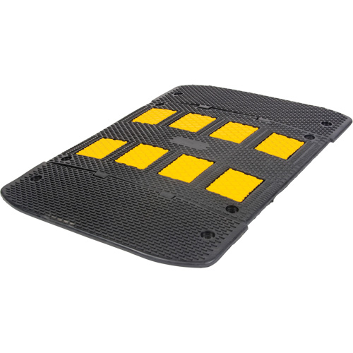 Bosse de d&eacute;c&eacute;l&eacute;ration avec embouts d'extr&eacute;mit&eacute;s, Caoutchouc, 3' lo x 40" la x 2" h OSI Industrial Sales