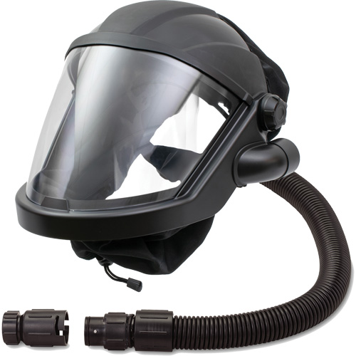 MAXSHIELD&reg; Supplied Air Respirator Shield with No Valve, Standard, Facepiece OSI Industrial Sales