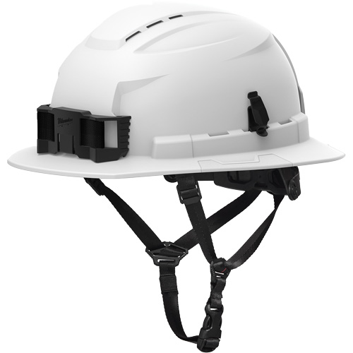 Casque de s&eacute;curit&eacute; &agrave; bordure complet BOLT, R&eacute;pond aux normes CSA type 2, Suspension Rochet, Ventil&eacute; OSI Industrial Sales