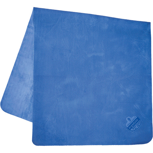Serviette de refroidissement par &eacute;vaporation &eacute;conomique Chill-Its 6601, Bleu OSI Industrial Sales