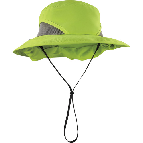 Chill-Its 8934 Ranger Hat with Neck Shade, Large/X-Large, Hi-Vis Lime OSI Industrial Sales