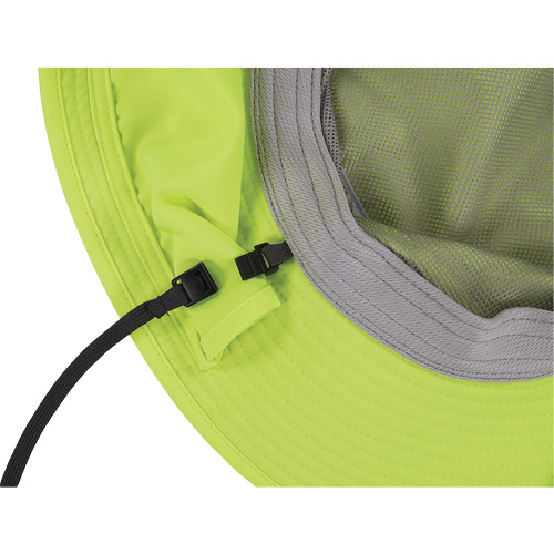 Chill-Its 8934 Ranger Hat with Neck Shade, Large/X-Large, Hi-Vis Lime OSI Industrial Sales