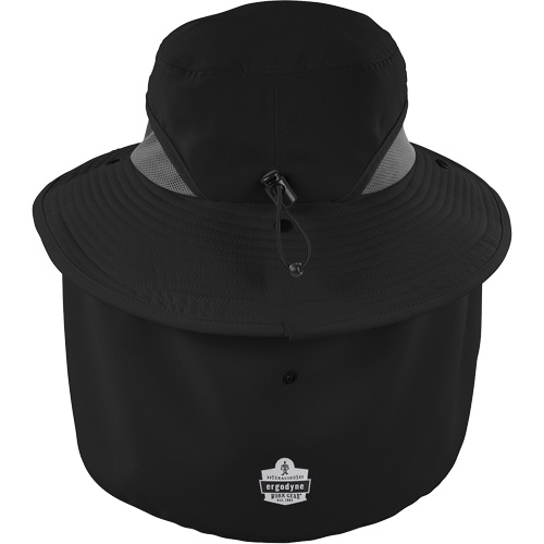 Chill-Its 8934 Ranger Hat with Neck Shade, Large/X-Large, Black OSI Industrial Sales