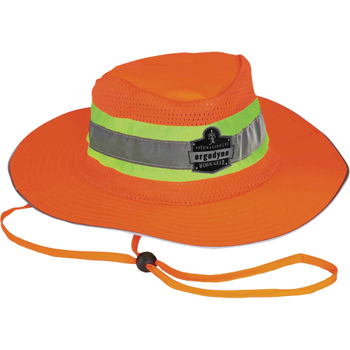 Chapeau de soleil de garde forestier GloWear 8935, 2T-grand/3T-grand, Orange haute visibilit&eacute;, Polyester OSI Industrial Sales