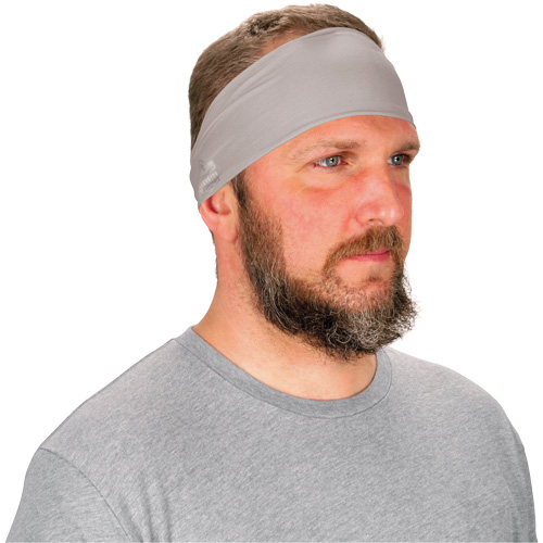 Chill-Its 6634 Performance Knit Cooling Headband, Grey OSI Industrial Sales
