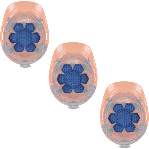 Coussin sup&eacute;rieur de refroidissement pour casque de s&eacute;curit&eacute; Chill-Its 6612 &agrave; &eacute;vacuation de lhumidit&eacute; OSI Industrial Sales