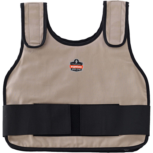 Chill-Its 6230 Standard Phase Change Cooling Vest with Rechargeable Packs, Large/X-Large, Khaki OSI Industrial Sales