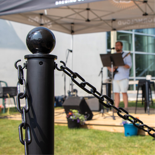 Plastic Barrier Chain, Green OSI Industrial Sales