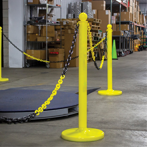 Bicolour Plastic Barrier Chain, Green/White OSI Industrial Sales