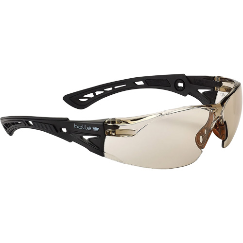 Rush+ BSSI Safety Glasses, Copper/Brown Lens, Anti-Fog/Anti-Scratch, ANSI Z87+ OSI Industrial Sales