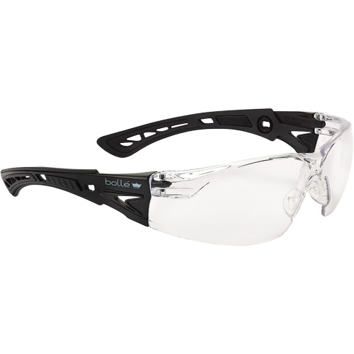 Rush+ Small BSSI Safety Glasses, Clear Lens, Anti-Fog/Anti-Scratch, ANSI Z87+ OSI Industrial Sales