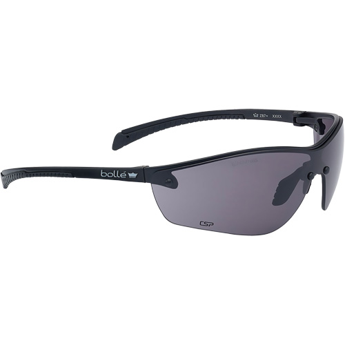 Silium+ BSSI Safety Glasses, Smoke/Grey Lens, Anti-Fog/Anti-Scratch, ANSI Z87+ OSI Industrial Sales