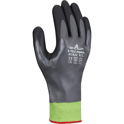 Gants r&eacute;sistants &agrave; la coupe S-TEX Alpha XC822, Taille 2T-Grand/10, Calibre 18, Rev&ecirc;tement Nitrile, Enveloppe en Tungst&egrave;ne, ASTM ANSI niveau A6 OSI Industrial Sales