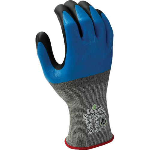 376 Cut-Resistant Gloves, 9/X-Large, Nitrile/Foam Nitrile Coating, 13 Gauge, Polyester/Stainless Steel Shell OSI Industrial Sales