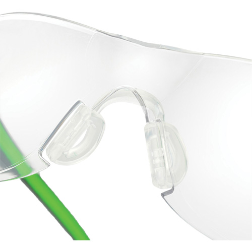 Adapt Lite Grey/Green Safety Glasses, Clear Lens, Anti-Fog/Anti-Scratch, ANSI Z87+/Meets/Exceeds CSA Z94.3 OSI Industrial Sales