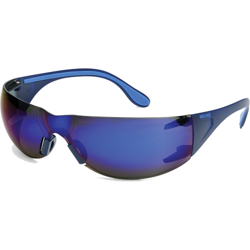Adapt Lite Safety Glasses, Blue Mirror Lens, Anti-Fog/Anti-Scratch, ANSI Z87+/Meets/Exceeds CSA Z94.3 OSI Industrial Sales