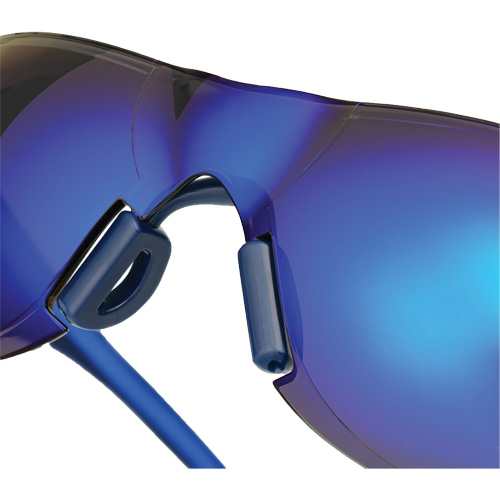 Adapt Lite Safety Glasses, Blue Mirror Lens, Anti-Fog/Anti-Scratch, ANSI Z87+/Meets/Exceeds CSA Z94.3 OSI Industrial Sales
