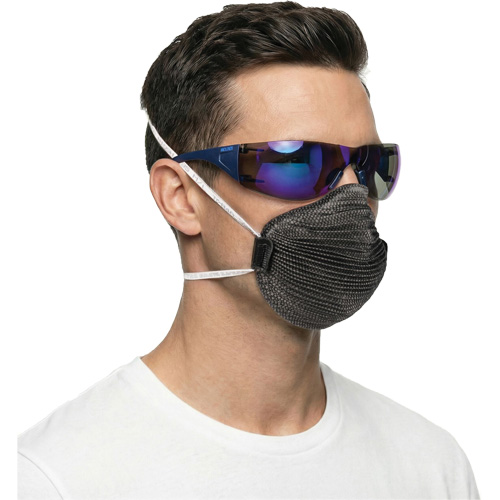 Adapt Lite Safety Glasses, Blue Mirror Lens, Anti-Fog/Anti-Scratch, ANSI Z87+/Meets/Exceeds CSA Z94.3 OSI Industrial Sales