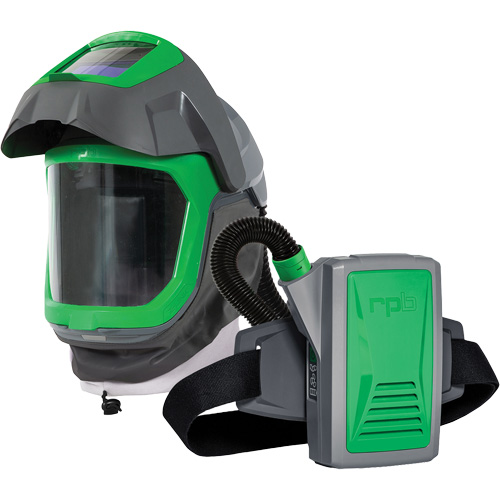 Masque de respirateur Z-Link avec joint de visage, visi&egrave;re & montage &agrave; ceinture, Respirateur &agrave; masque/Masque de soudage, Pile Lithium-ion OSI Industrial Sales